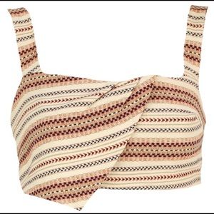 Brand new ZARA tribal pattern crop top